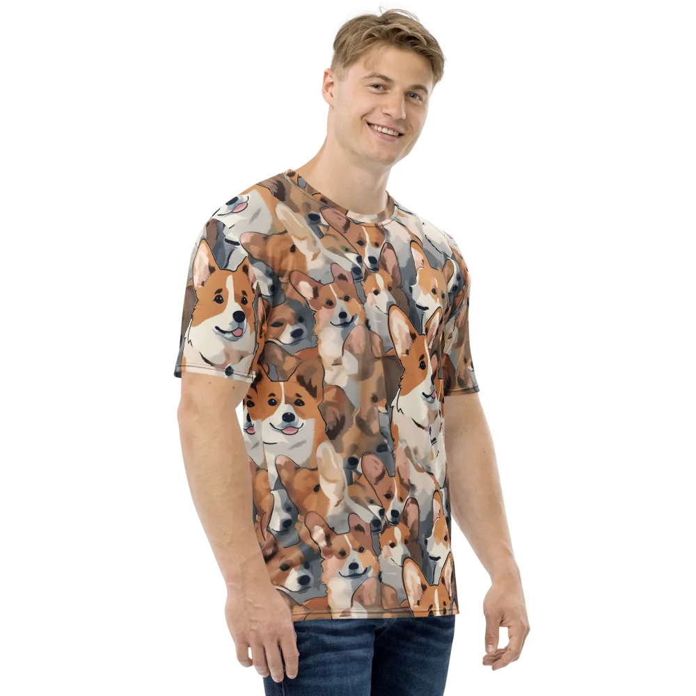 Pembroke Parade on Men's Crew Neck T-Shirt — Right