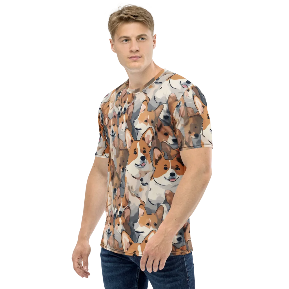 Pembroke Parade on Men's Crew Neck T-Shirt — Left