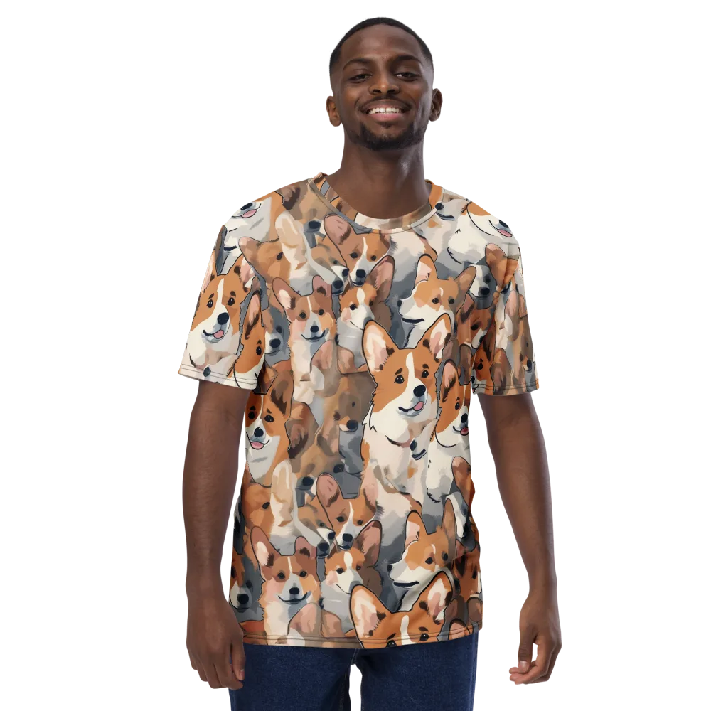 Pembroke Parade on Men's Crew Neck T-Shirt — Front