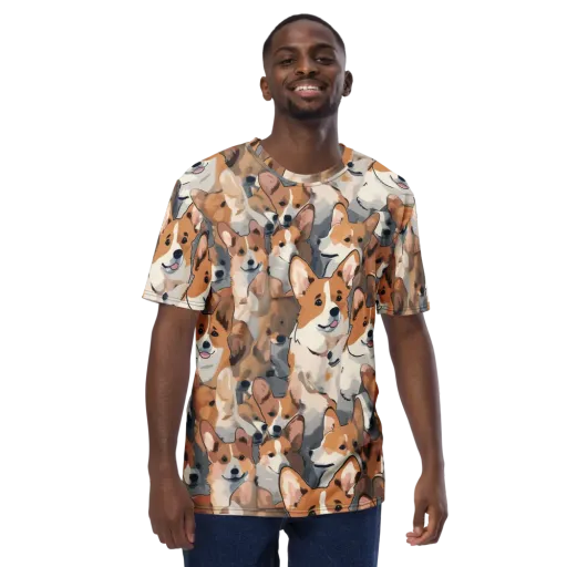 Pembroke Parade on a Men's Crew Neck T-Shirt