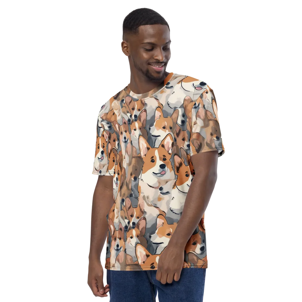 Pembroke Parade on Men's Crew Neck T-Shirt — Left