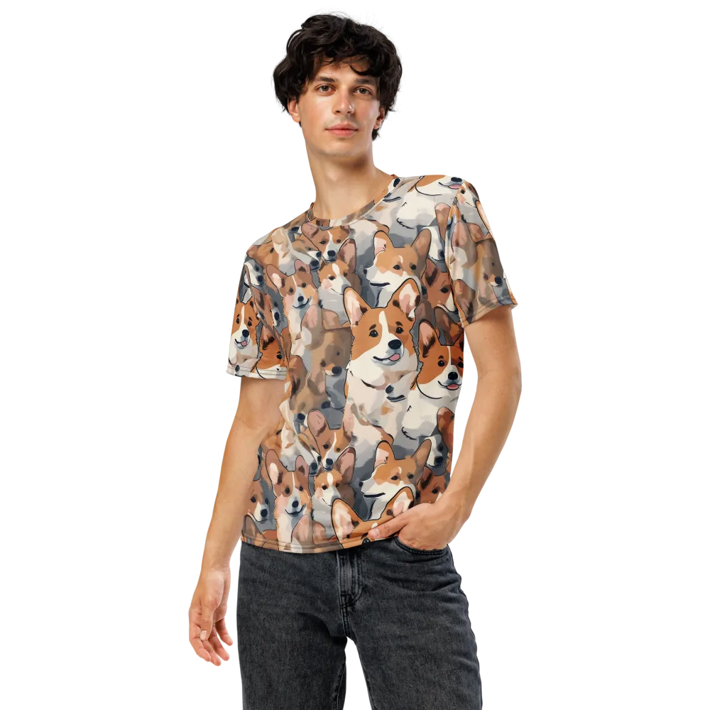 Pembroke Parade on Men's Crew Neck T-Shirt — Front