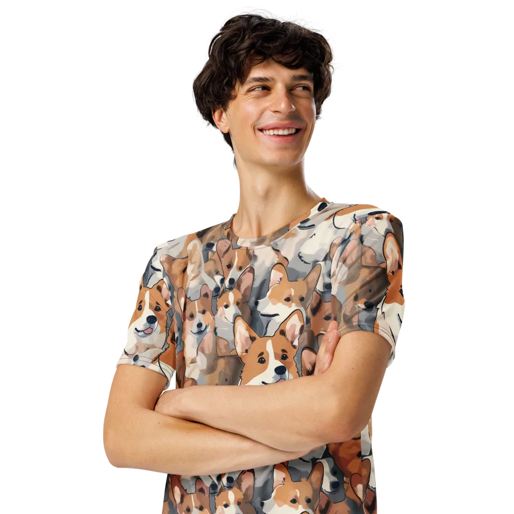Pembroke Parade on Men's Crew Neck T-Shirt — Left Front
