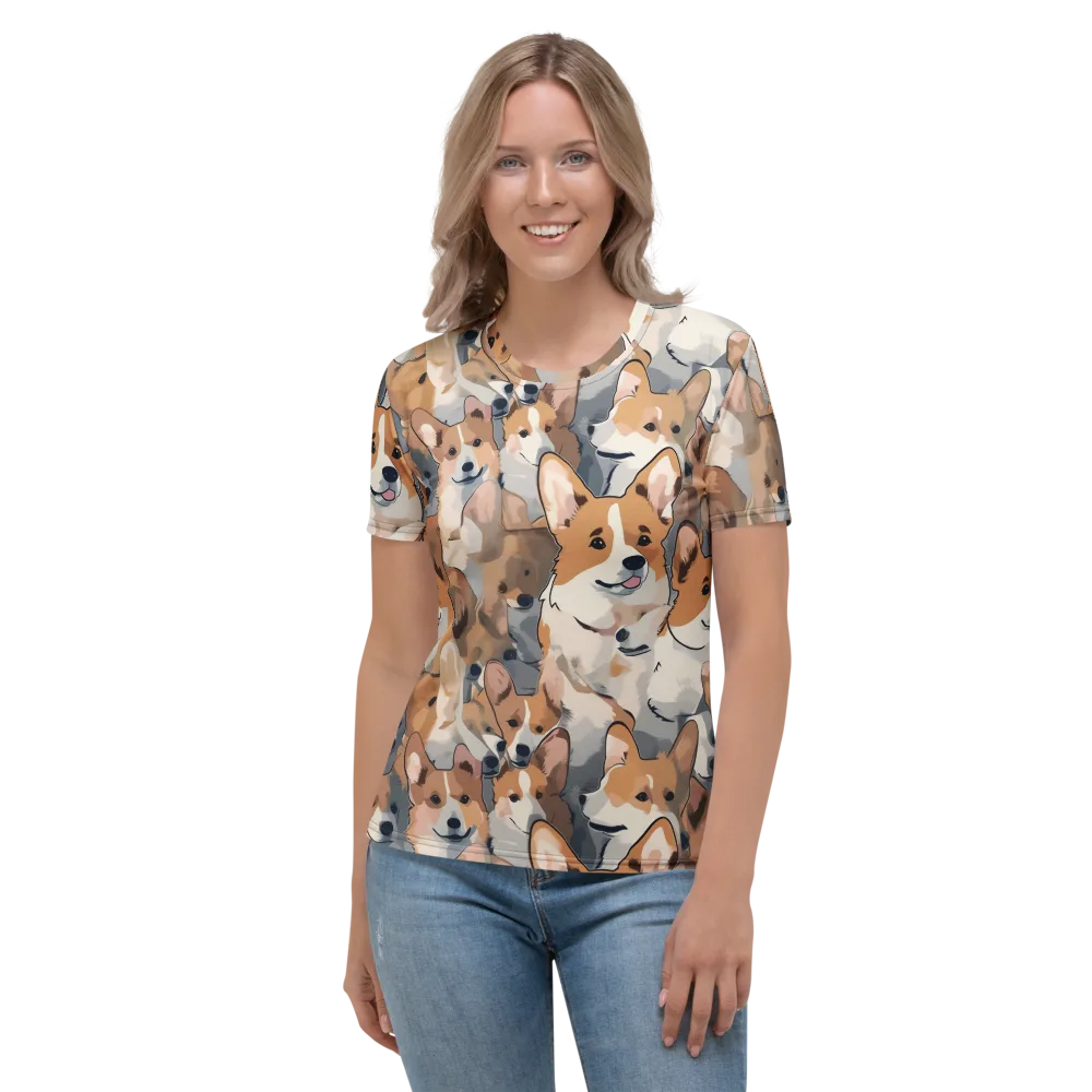 Pembroke Parade on Women's Crew Neck T-Shirt — Front