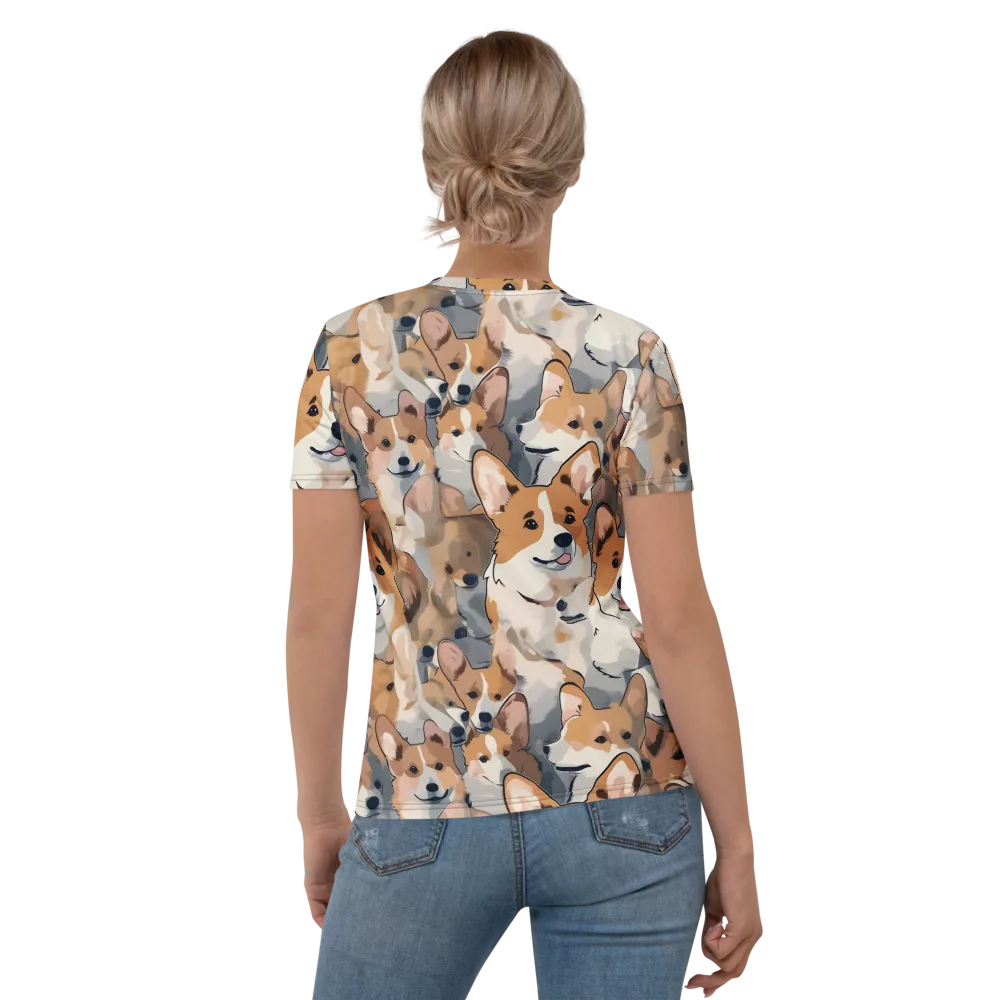 Pembroke Parade on Women's Crew Neck T-Shirt — Back