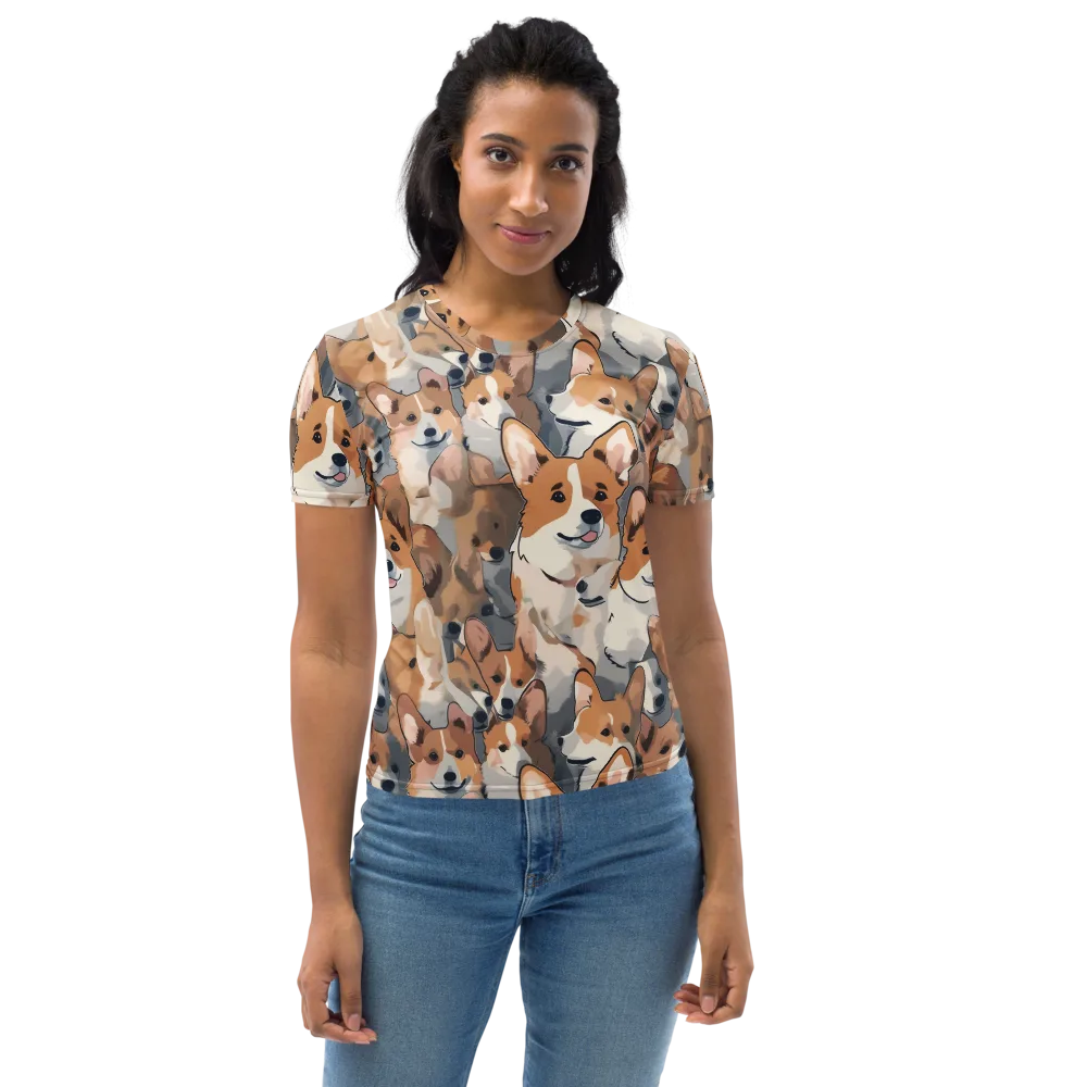 Pembroke Parade on Women's Crew Neck T-Shirt — Front