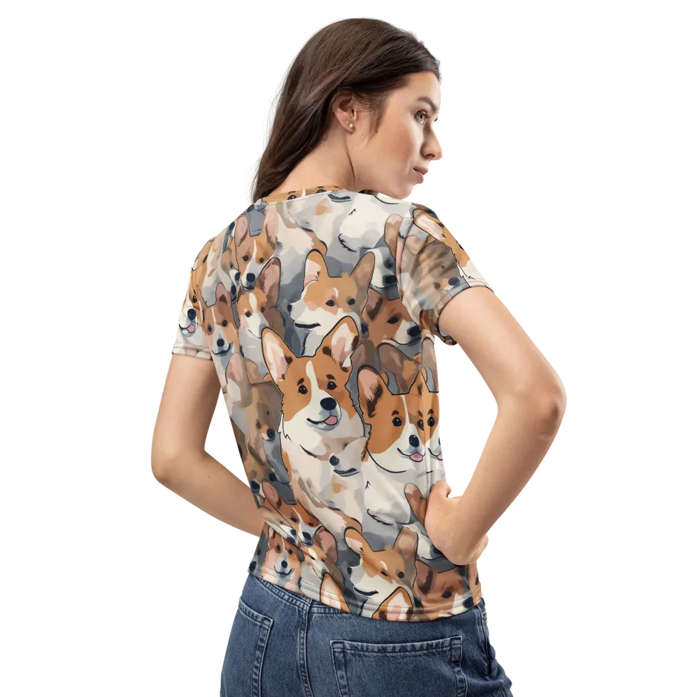 Pembroke Parade on Women's Crew Neck T-Shirt — Back