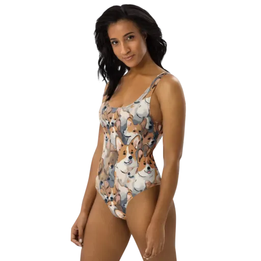 Pembroke Parade on a One-Piece Swimsuit