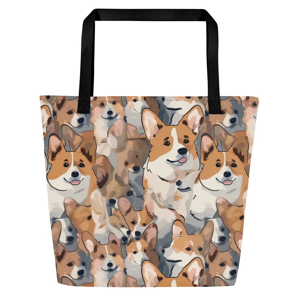 Pembroke Parade on Large Tote Bag W/ Pocket — Front