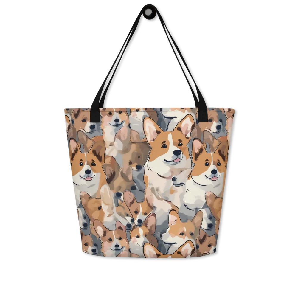 Pembroke Parade on Large Tote Bag W/ Pocket — Front
