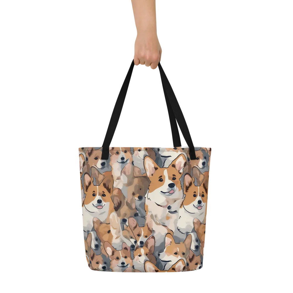 Pembroke Parade on Large Tote Bag W/ Pocket — Front