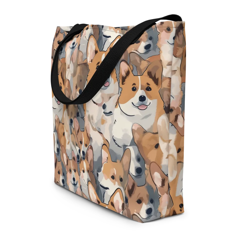 Pembroke Parade on Large Tote Bag W/ Pocket — Front