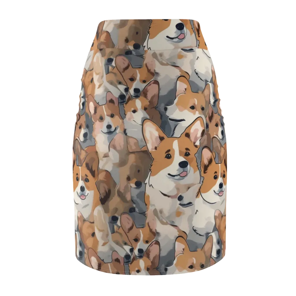 Pembroke Parade on Pencil Skirt — Back