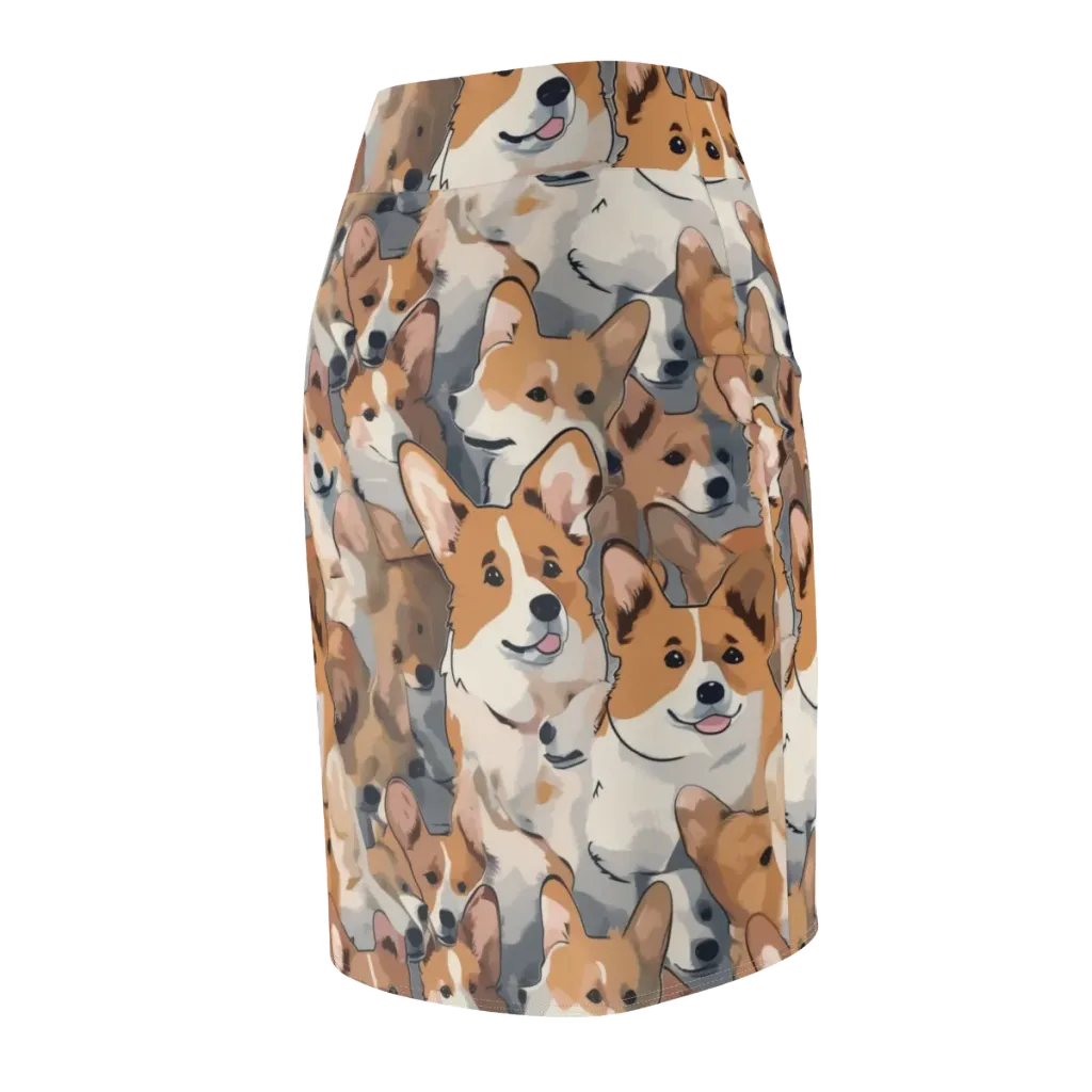 Pembroke Parade on Pencil Skirt — Back Side