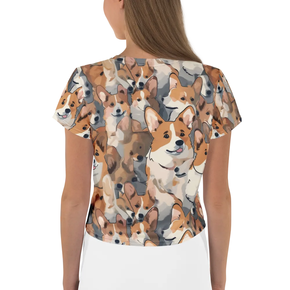 Pembroke Parade on Crop Tee — Back