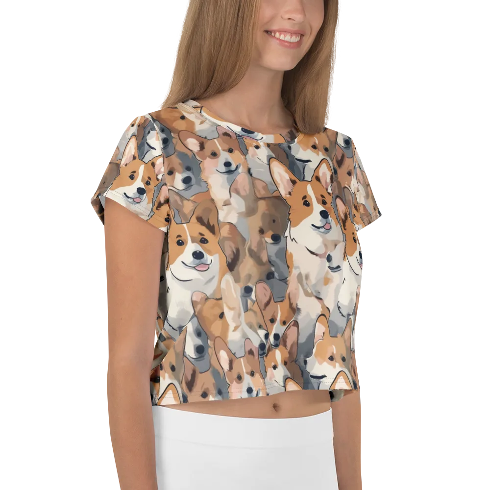 Pembroke Parade on Crop Tee — Right