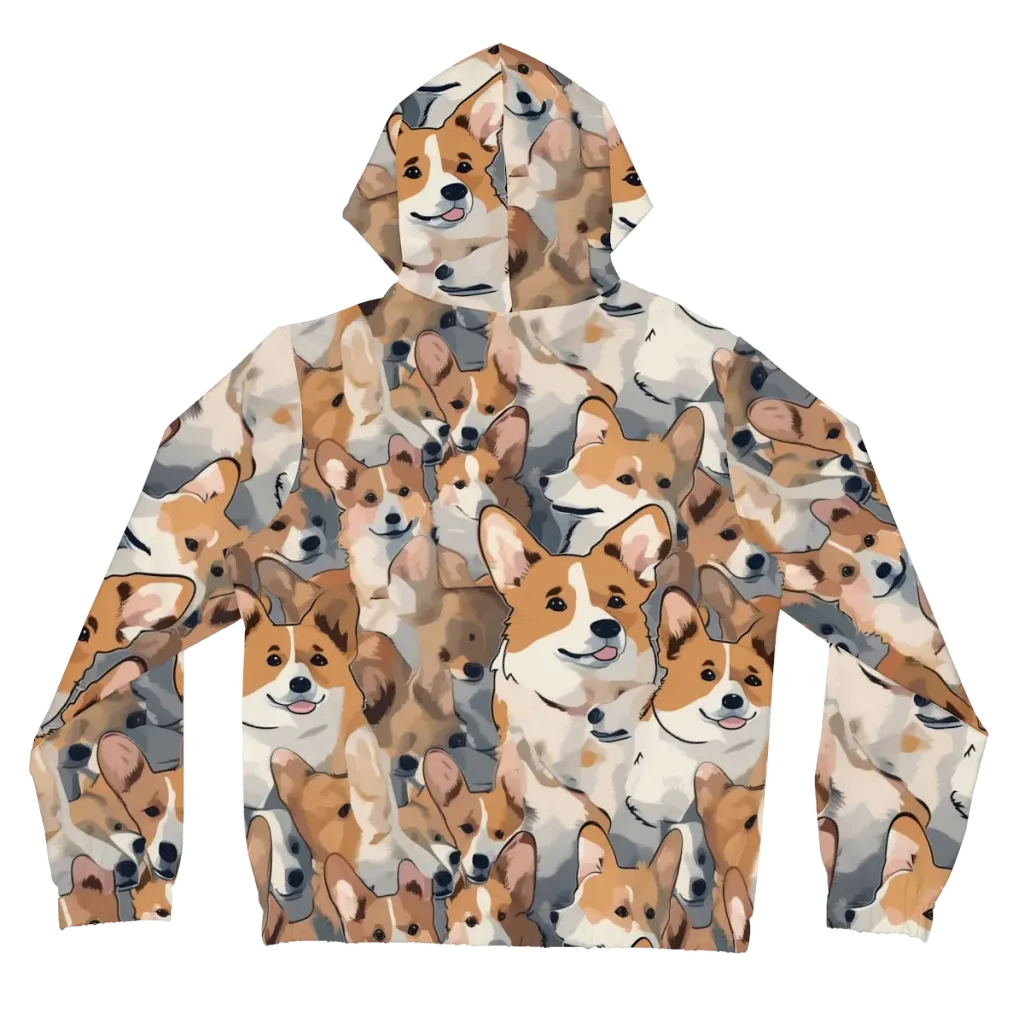 Pembroke Parade on Women's Full-Zip Hoodie — Back