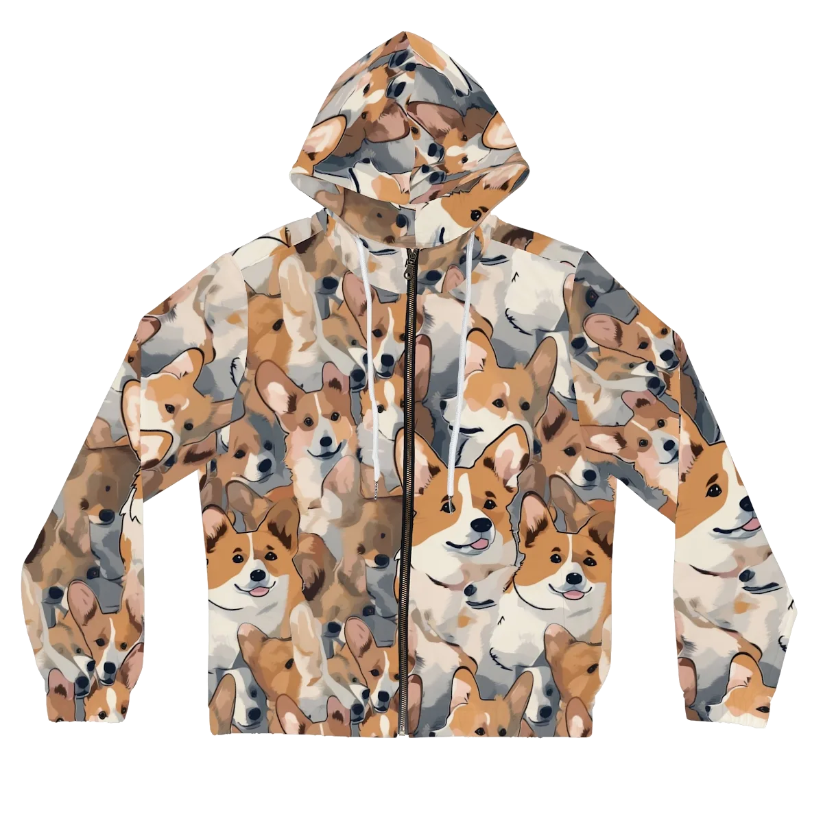 Pembroke Parade on Women's Full-Zip Hoodie — Front