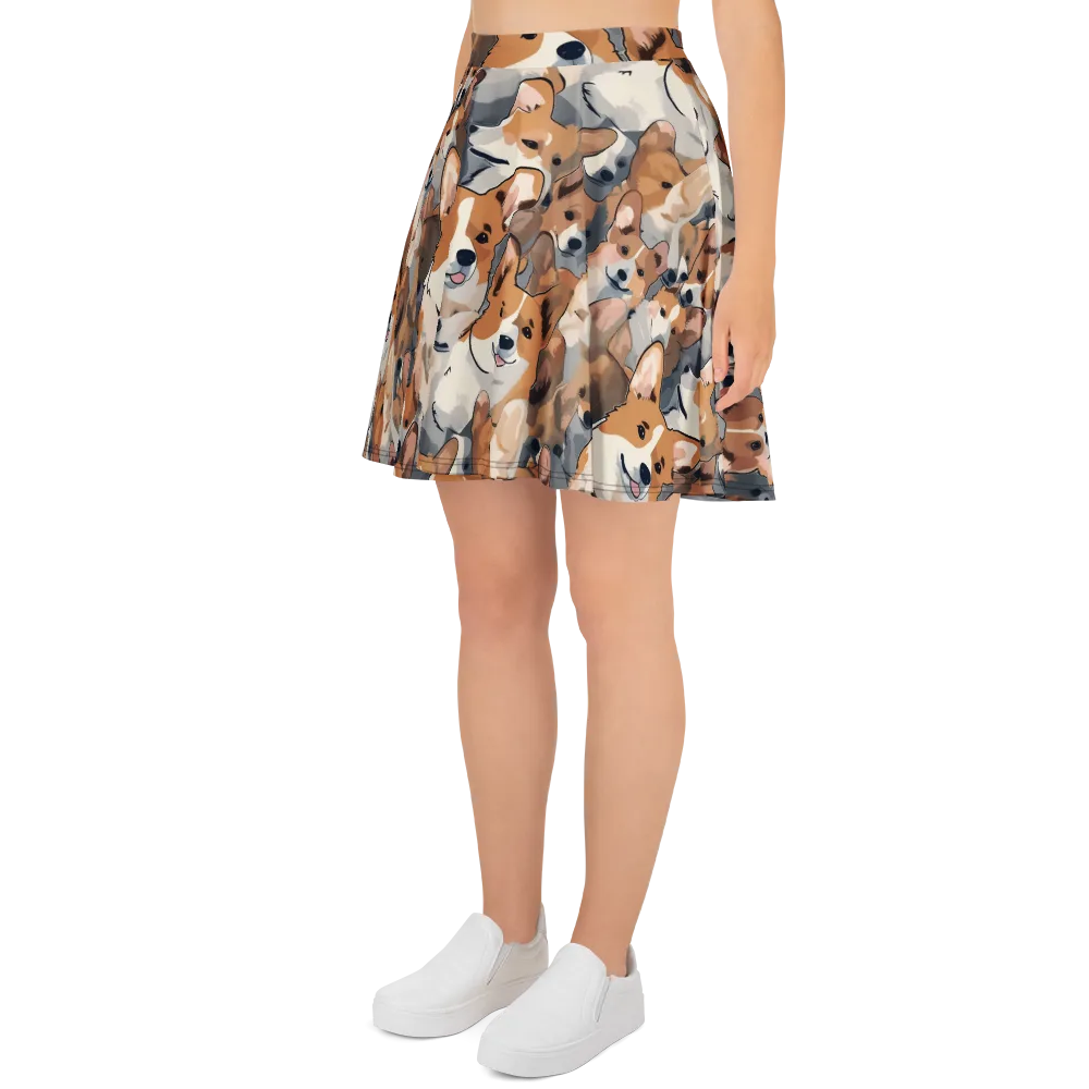 Pembroke Parade on Skater Skirt — Left