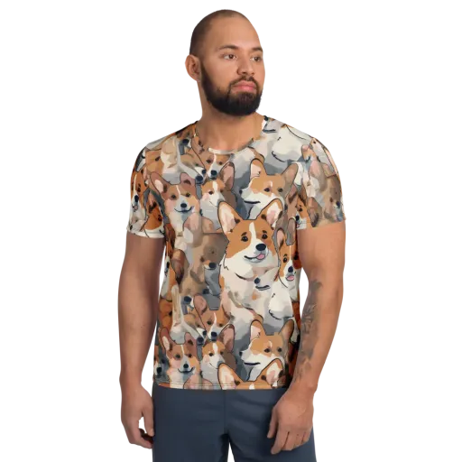 Pembroke Parade on a Men's Athletic T-Shirt