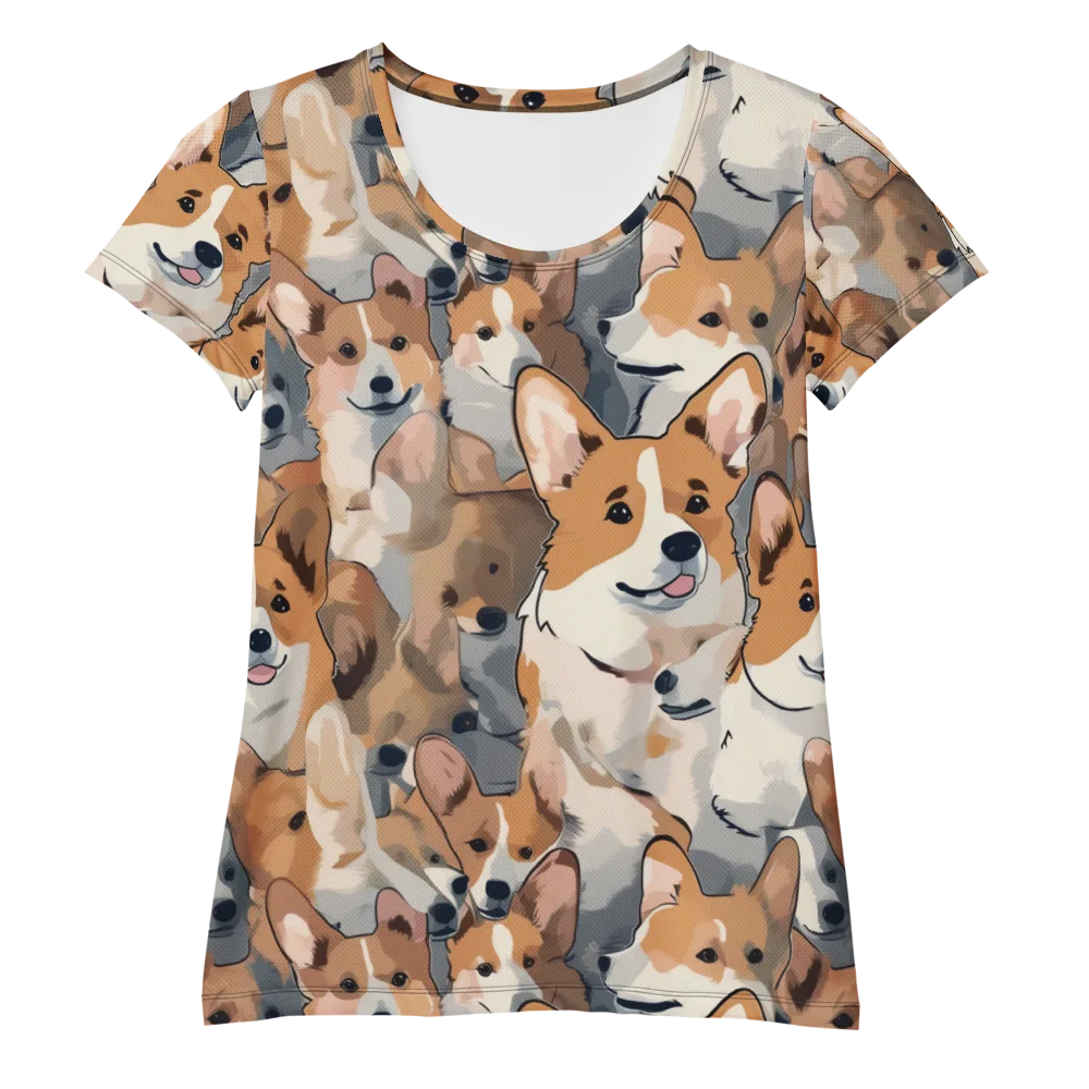 Pembroke Parade on Women's Athletic T-Shirt — Front