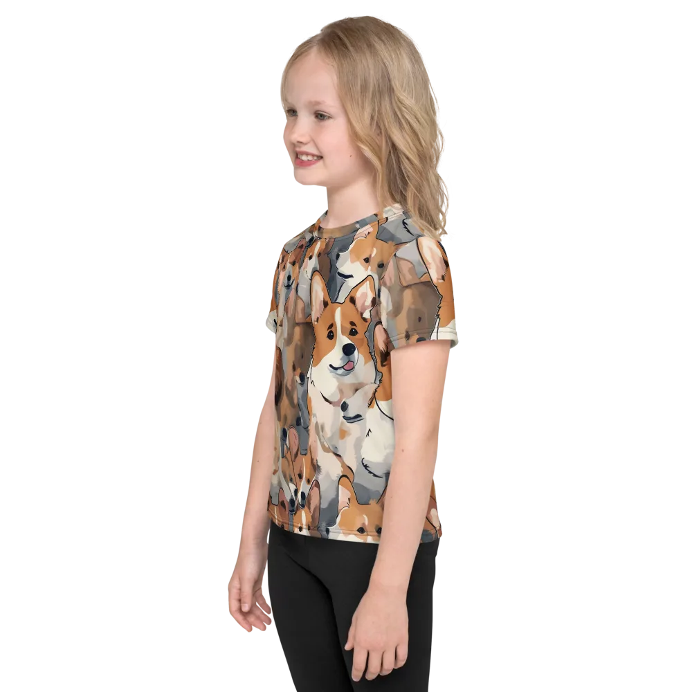 Pembroke Parade on Kids Crew Neck T-Shirt — Left