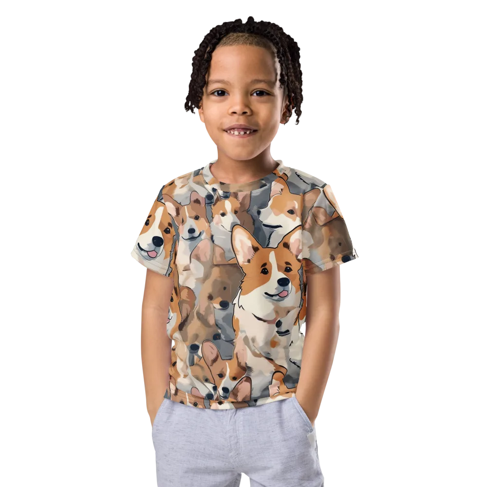 Pembroke Parade on Kids Crew Neck T-Shirt — Front