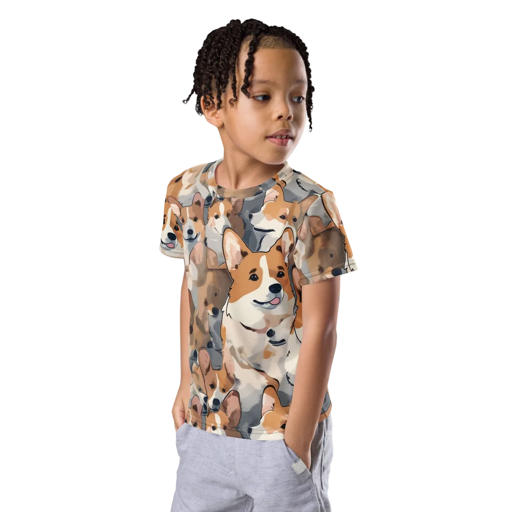 Pembroke Parade on Kids Crew Neck T-Shirt — Left Front