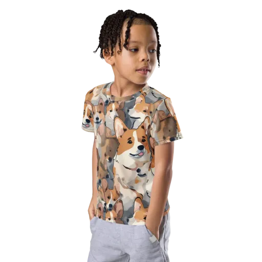 Pembroke Parade on a Kids Crew Neck T-Shirt