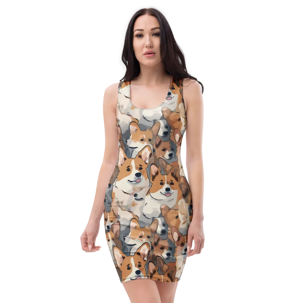 Pembroke Parade on Bodycon Dress — Front