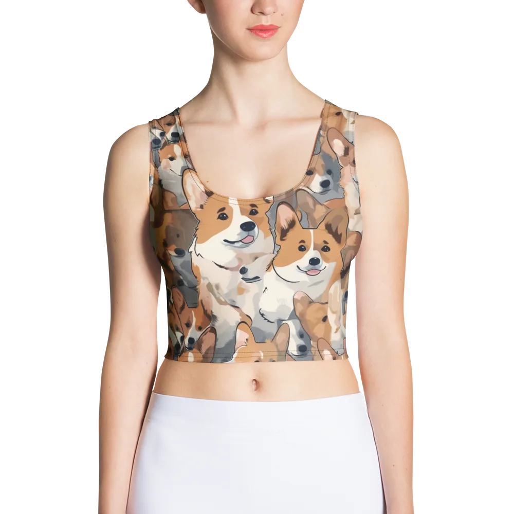 Pembroke Parade on Crop Top — Front