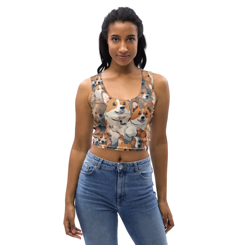 Pembroke Parade on Crop Top — Front