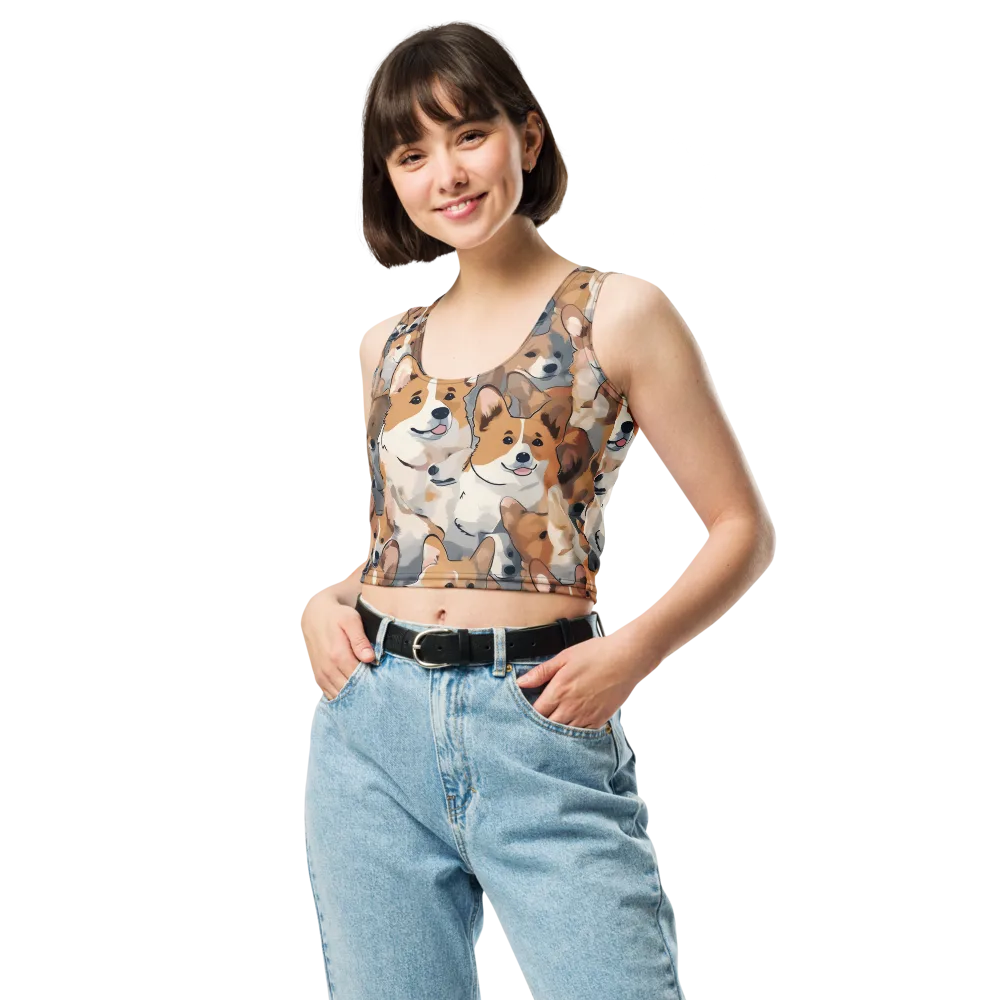 Pembroke Parade on Crop Top — Front