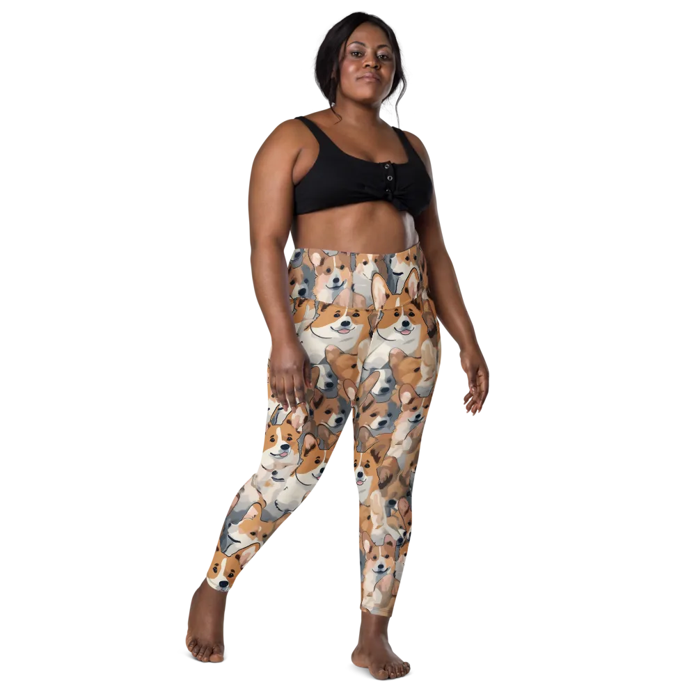 Pembroke Parade on Leggings with Pockets — Front