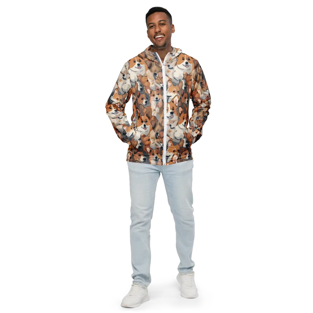 Pembroke Parade on Men's Windbreaker — Front