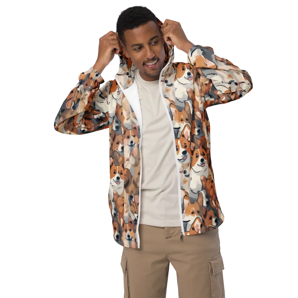 Pembroke Parade on Men's Windbreaker — Front