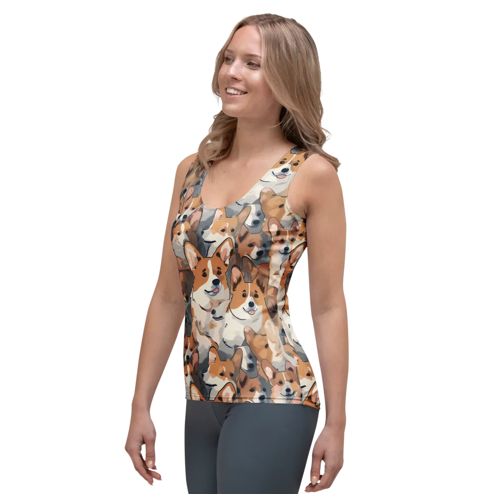 Pembroke Parade on Women's Tank Top — Left Front