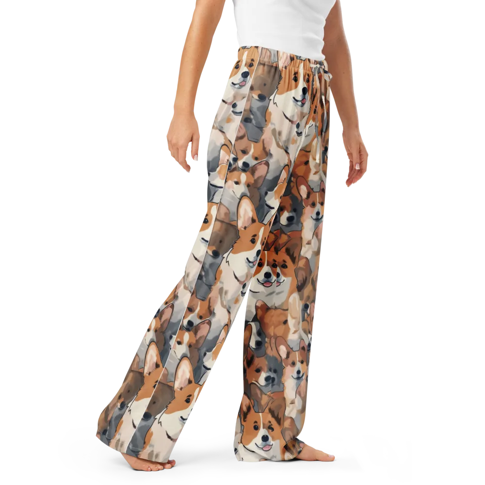 Pembroke Parade on Women's Pajama Pants — Right Front