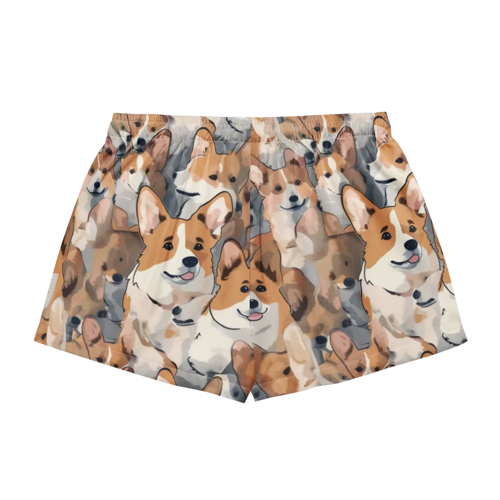Pembroke Parade on Women's Pajama Shorts — Back