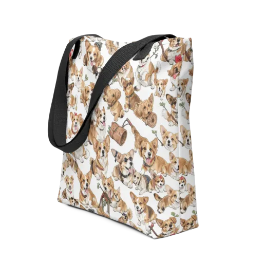 Corgi Country Club on a Tote Bag