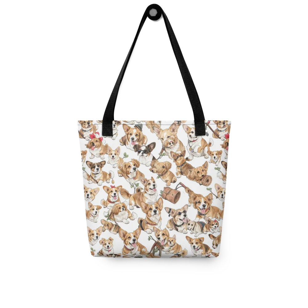 Corgi Country Club on Tote Bag — Front