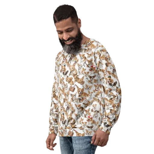Corgi Country Club on a Sweatshirt