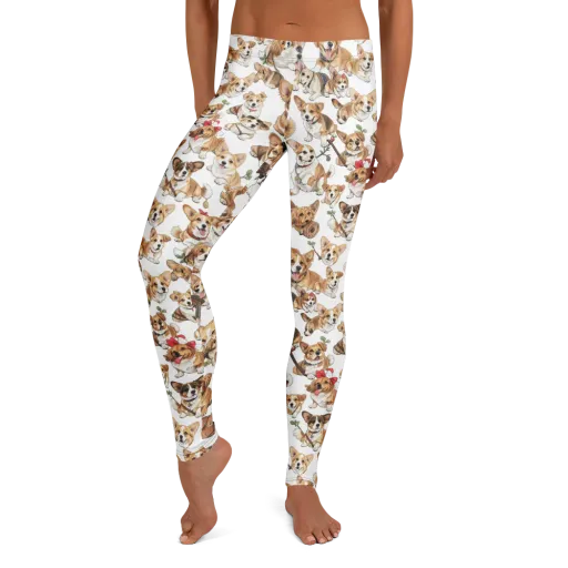 Corgi Country Club on a Leggings