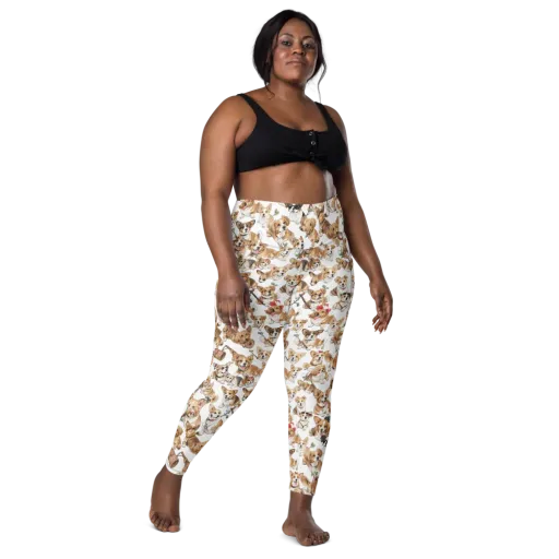 Corgi Country Club on a Leggings with Pockets