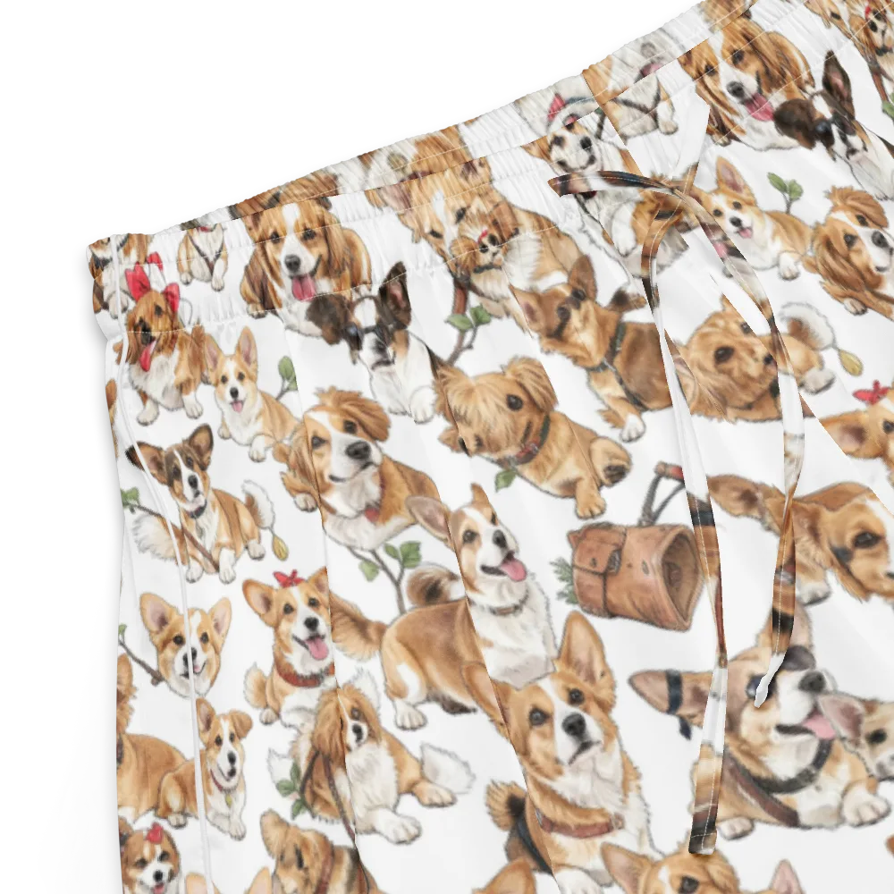 Corgi Country Club on Women's Pajama Shorts — Product details