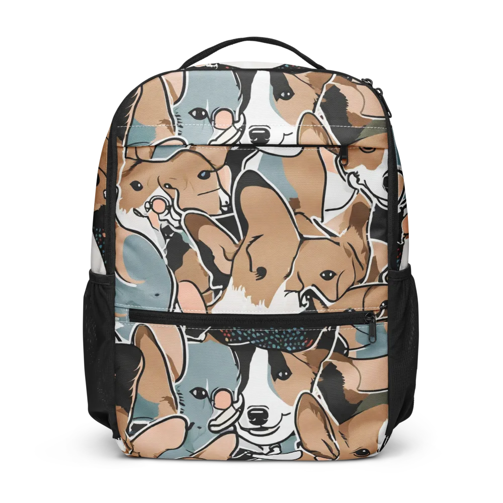 Canine Cabana on Utility Backpack — Front
