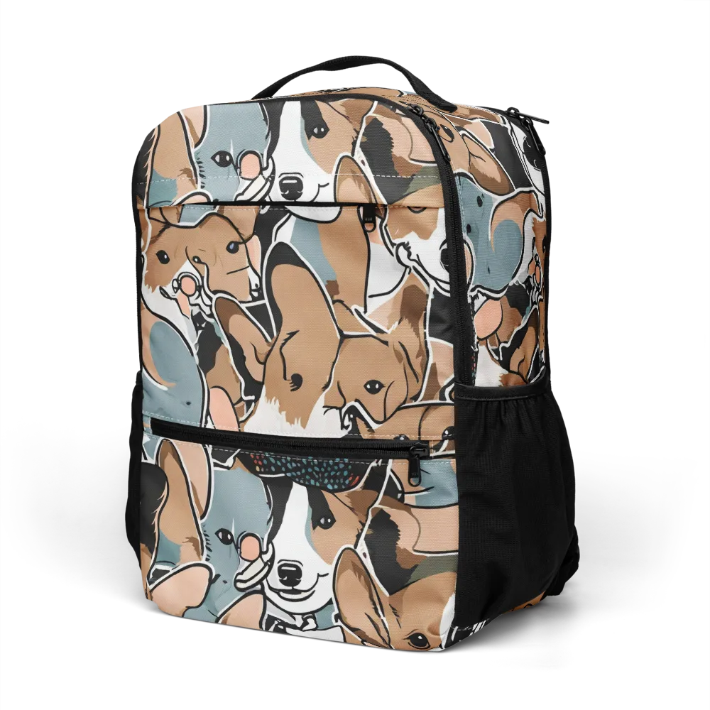 Canine Cabana on Utility Backpack — Left Front