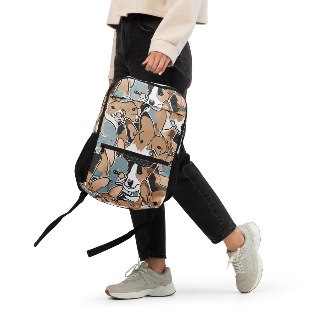 Canine Cabana on Utility Backpack — Front
