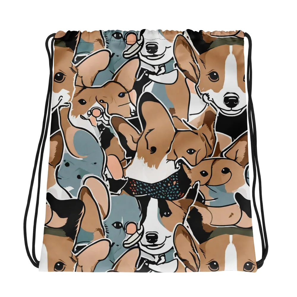 Canine Cabana on Drawstring Bag — Photo