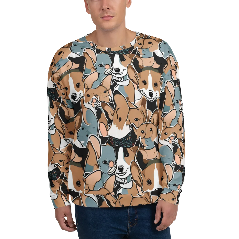 Canine Cabana on Sweatshirt — Front